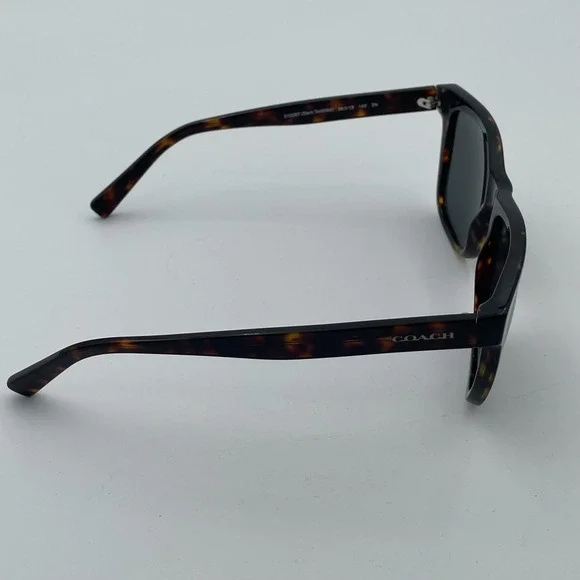 Coach Sunglasses Mens Dark Tortoise Brown Square 512087 HC8234 - Picture 4 of 8